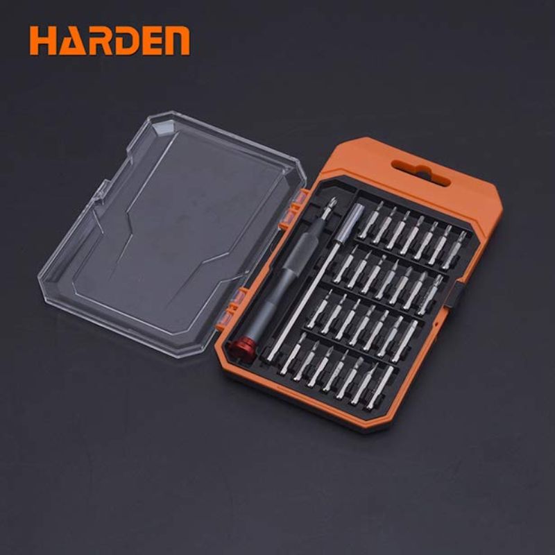 Harden 31 Pcs CR-V Precision Screwdriver Bits Set | 550131 Harden